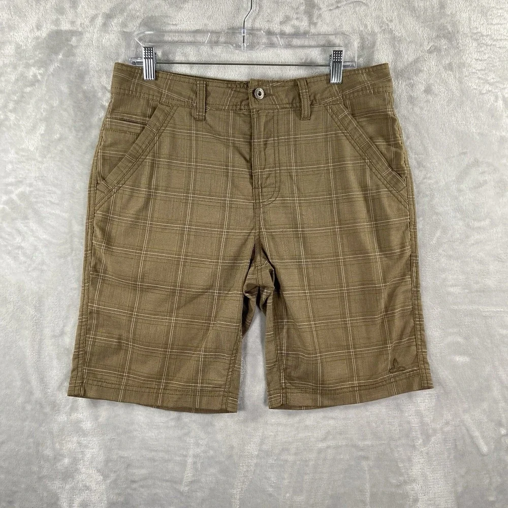 Prana Shorts Mens 32 Chino Plaid 9